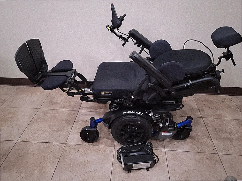 AMY ALLTRACK M3 WHEELCHAIR,WITH TILT,RECLINE, LEG FOR SMALL ADULT 16" WIDE