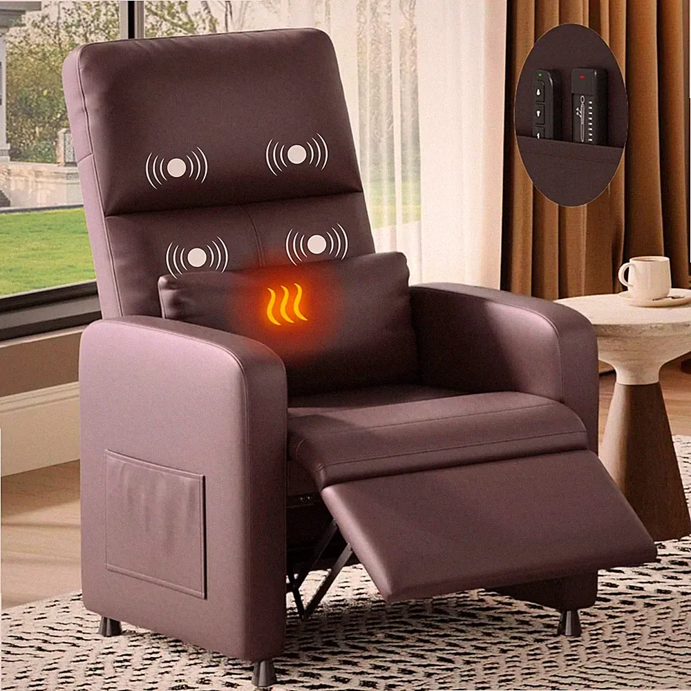 Ergonomic Power Recliner Chair with Heat & Massage for Ultimate Comfort