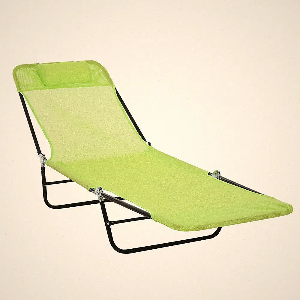 High-Capacity Adjustable Chaise Chair with Refined Lounge Position Control