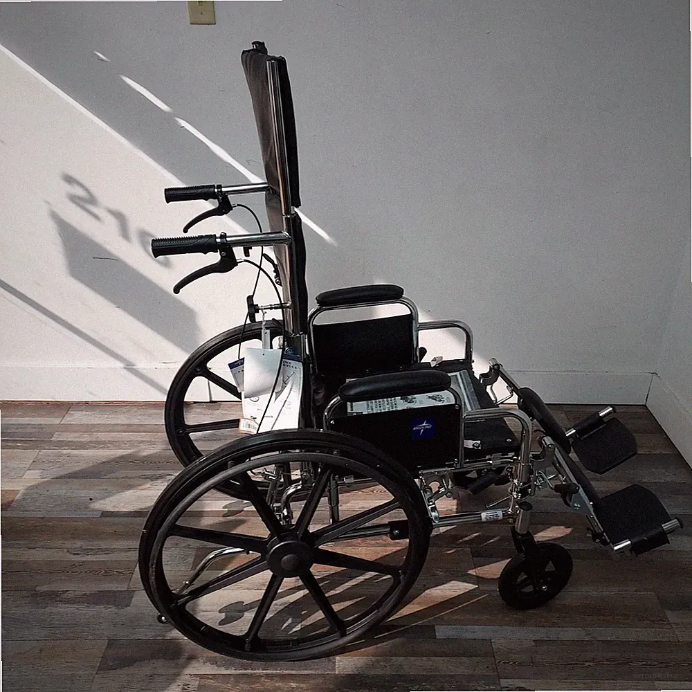 Medline MDS808350 Reclining Wheelchairs - Black