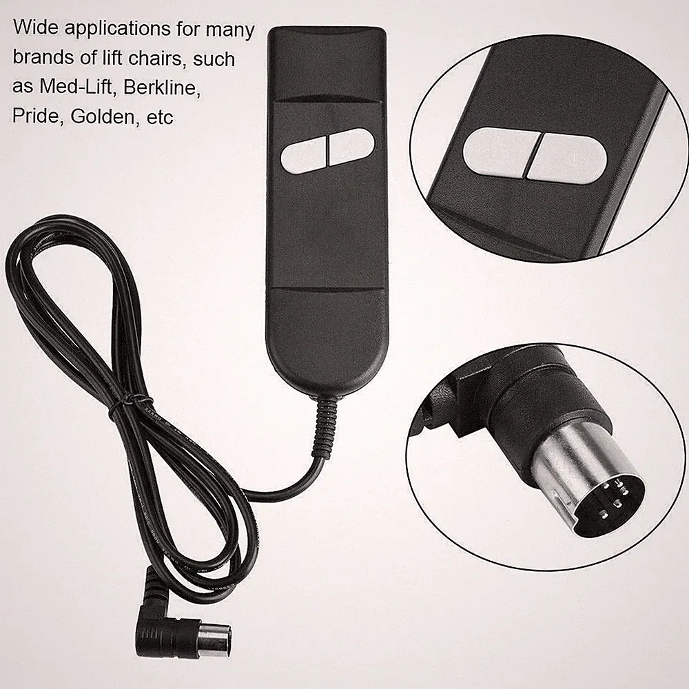 Okin Limoss Asley Lift Chair power Recliner 2 Button Hand Remote Controller