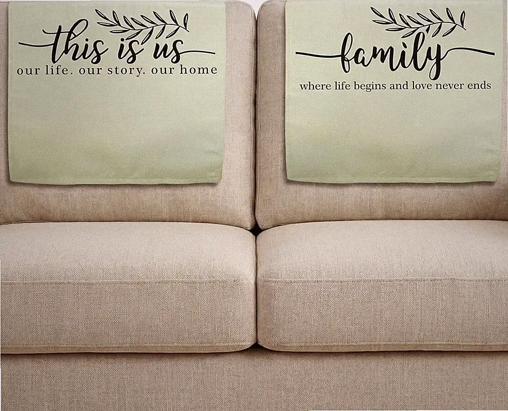 Recliner Headrest Covers 2PCS Slipcover for Armchair Protect Couch Headrest