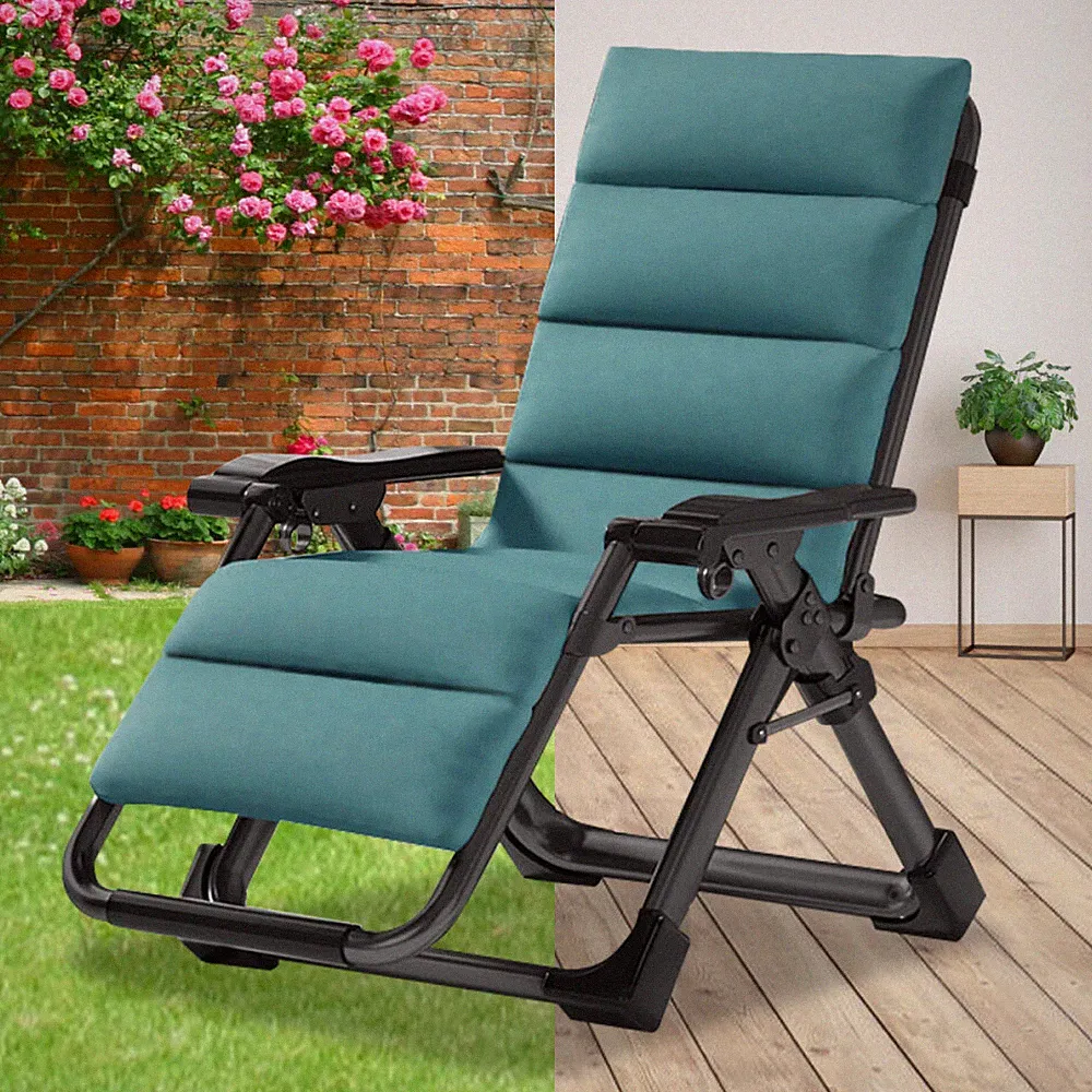 SLSY Zero Gravity Chair Premium Lawn Recliner Folding Chaise Lounge w/Pad Pillow