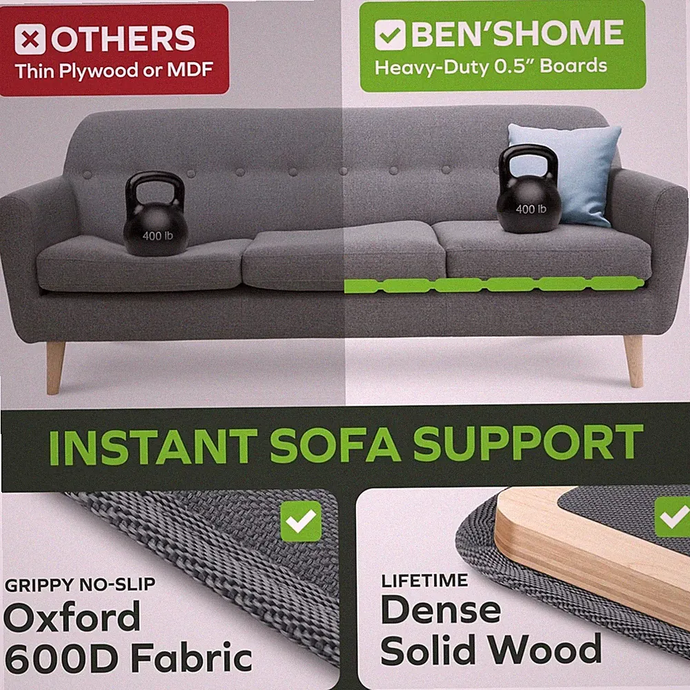 XL Couch Cushion Support Board - Instantly Fix Sagging Seats